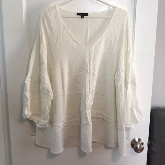 Lane Bryant Tops - Lane Bryant cream top